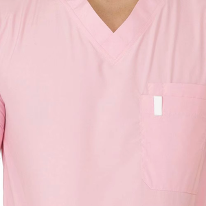 V-neck Surgical Men <b>Doctors</b> Nurses Dental Clinic Nurse Coat and Pant Hospital Square Collar Medical V-NECK Scrubs Uniforms <b>Sets</b> - Product Image 4