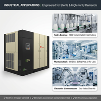 Compresseur d'air rotatif sans huile Ingersoll Rand E315I 315 kW 420 CV, puissance industrielle robuste