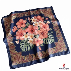 Écharpe bandana imprimée haut de gamme en tissu léger, service d'étiquetage blanc, fabricant de textiles de mode OEM ODM, personnalisation Bali - Product Image 6