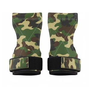 Agarraderas de Neopreno Ajustables con Diseño de Camuflaje para Ejercicio Físico, Agarre para la Palma de la Mano con Diseño Antideslizante - Product Image 3