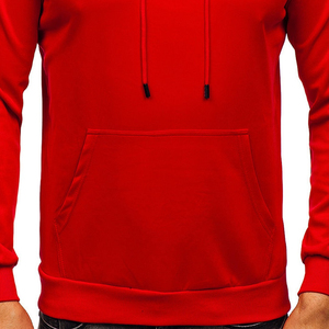 High Quality Men Regular Fit Zipper-Up Hoodies 100% Cotton Solid Lightweight Comfortable Hip Hop <b>Style</b> Adjustable Rate - Product Image 6