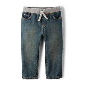 Jeans en denim pour enfants, légers, décontractés, motif 3D, haute qualité, service OEM, coton extensible délavé, couleurs personnalisées en gros - Product Image 1