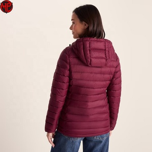Chaqueta de Plumón para Mujer, con Capucha, Acolchada, Abrigo de Invierno Ligero y Cálido para Uso Diario, Chaqueta con Logotipo Personalizado - Product Image 6