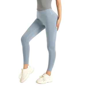 Leggings de yoga sans couture taille haute pour femme, effet push-up, moulants, compressifs, pour la gym et le fitness, séchage rapide - Product Image 6