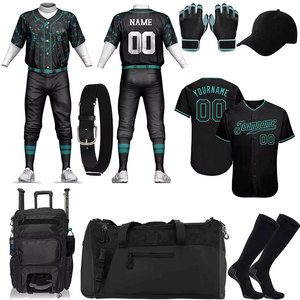 Ensemble Maillot et Short de Baseball Personnalisé en Tissu Polyester Lisse et Respirant, Sans Manches, Idéal pour l'Entraînement et les Matchs - Product Image 1