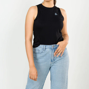 Camiseta sin Mangas para Mujer, Ecológica, 100% Algodón Orgánico, Secado Rápido y Transpirable, Antiencogimiento, Informal de Verano - Product Image 3