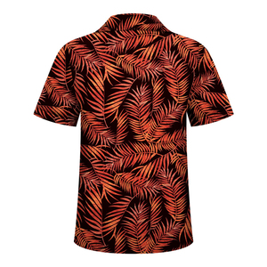 Camisas Hawaianas Casuales Personalizadas al por Mayor para Hombre, Camisas de Playa con Estampado Tropical, de Popelina, Manga Corta, con Botones, Protección UV, Secado Rápido - Product Image 4