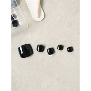 TITA professionnel 14 pièces solide noir ongles presse conseils application facile longue durée Nail Art pour beauté K beauté K série K - Product Image 1