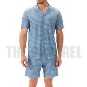2026 Top Wholesale Custom Made Men's Summer Twin <b>Set</b> Solid Color Casual Breathable Knitted 220g Polyester/Cotton Very Low Price - Product Image 6