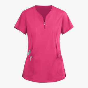 Vêtements de personnel médical en coton respirant extensible de qualité supérieure, tenue d'infirmière, uniforme d'hôpital hygiénique, confortable et durable - Product Image 2