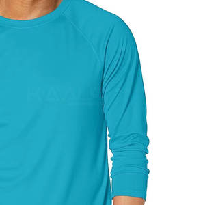 T-shirt Ringer à manches longues 100% coton personnalisé pour homme, coupe classique, idéal pour un usage quotidien décontracté - Product Image 6