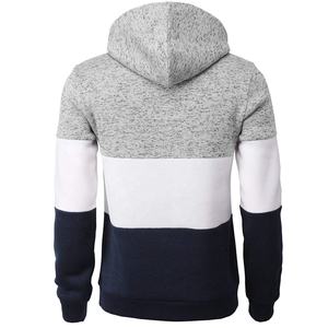 Sudadera con Capucha para Hombre, Corte Regular, 100% Algodón Tejido, Informal, Invierno, Verde, Blanco, Azul Marino, Manga Larga, Transpirable, con Bolsillo - Product Image 5