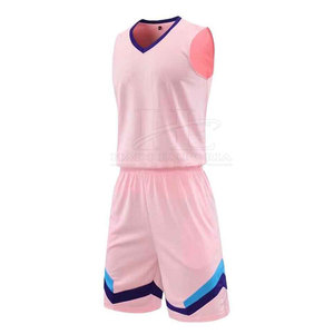 Uniforme de Baloncesto Masculino de Alta Calidad con Pantalones Cortos de Jersey de Poliéster Transpirable, Ligeros, Duraderos y con Estampado por Transferencia de Calor - Product Image 3