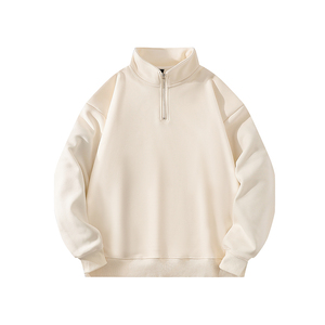 Sweat à capuche en coton style Y2K pour homme, lavé, écologique, surdimensionné, en molleton, couleur unie - Product Image 2