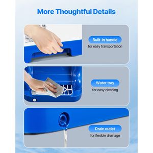 Tritaghiaccio Elettrico Commerciale da 286 libbre/ora, con Contenitore da 2L, 250W, 1500 RPM, Macchina da Tavolo per Ghiaccio Tritato e Granita - Product Image 6