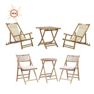 Table et chaise en bambou naturel Design traditionnel pour décoration intérieure et extérieure pour salon cuisine meubles de jardin - Product Image 3