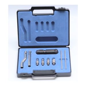 Extracteur de dents de loup Burgess en acier inoxydable, ensemble de 9 pièces avec boîte en plastique noir - Product Image 1