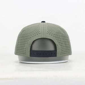 Casquettes de sport BSCI personnalisées en gros, 5 panneaux, imperméables, 100 % polyester, pour le golf, le baseball et la course, pour hommes et femmes - Product Image 5