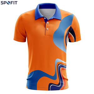 Camisetas Polo para Hombre de Tallas Grandes al por Mayor OEM, Impresión por Sublimación Personalizada, Ropa Deportiva Elegante para Golf, Absorbe la Humedad, Diseño Personalizado - Product Image 2