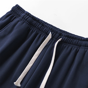 Navy Blue Color Eco Friendly Jogger Pant Breathable Heavyweight Mid Waist Casual Baggy <b>Wide</b> <b>Leg</b> <b>Men's</b> Joggers <b>Trouser</b> - Product Image 4