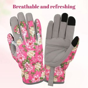 Premium Quality Comfortable Breathable Soft Leather Hand Safety Gardening <b>Gloves</b> Newest Design Gardening <b>Gloves</b> for Garden Work - Product Image 4