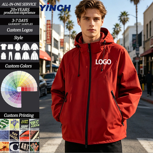 Chaqueta impermeable LAYENNE de buena calidad, estilo urbano, resistente al agua, color personalizable, profesional, para exteriores, para hombre. - Product Image 1