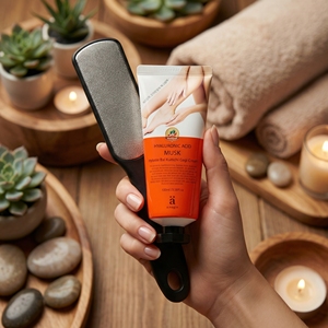 Crema Exfoliante Mineral para Pies OBM, Humectante y Removedora de Callosidades para Adultos, Hecha en Corea - Product Image 4