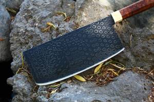 Cuchillos de Cocina Hechos a Mano, Personalizables, OEM, Acero al Carbono, Cuchilla de Chef, Mango de Resina, Recubrimiento en Polvo, Grado DIY, Ambidiestros - Product Image 3