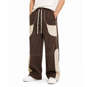 Everyday <b>Men</b> <b>Baggy</b> Pants Comfortable Loose Fit Wide Leg <b>Trousers</b> Drawstring Waist Soft Lightweight Fabric Casual Bottoms - Product Image 3