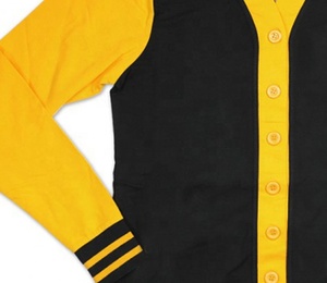 Manufacture Your Custom Logo Design On Unisex <b>Cardigans</b> <b>Sweaters</b> Embroidered Letters For Sorority & Fraternity - Product Image 3