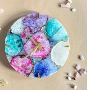 Horloge de table décorative de luxe avec bordure plaquée or au meilleur prix en provenance d'Inde - Product Image 2