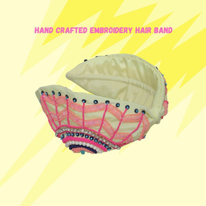 Serre-têtes en tissu lumineux avec ruban pour enfants, style américain, nœud large sur le dessus, accessoire capillaire pour les célébrations de vacances - Product Image 3