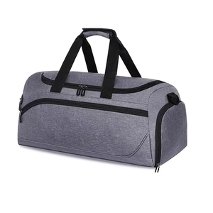 Bolsa Deportiva Impermeable Negra, Bolsa de Viaje de Gran Capacidad, Bolsillo Impermeable para Zapatos, Logotipo Personalizado - Product Image 4