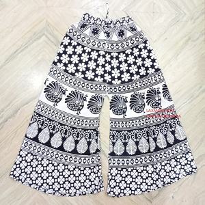 Pyjama Plazzo en Coton Imprimé pour Dames Pyjama en Coton Imprimé Pantalon Plazzo en Coton Imprimé Pantalon Plazzo en Coton Pyjama Bohème - Product Image 1