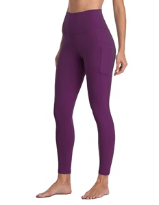 Leggings de yoga personnalisés pour femmes avec logo, taille haute, pantalons de sport pour les séances de gym, la course à pied et le streetwear urbain - Product Image 1