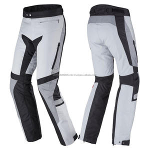 Pantalon de moto pour homme, taille plus, respirant, imperméable, en textile, avec protections CE amovibles, pour le tourisme moto - Product Image 3