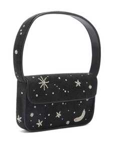 Fashion Mart Embroidered Cartoon Style Zipper Closure Red Beaded Christmas Tree Cosmetic Bag Soft Handle Medium Daily Use - Product Image 5