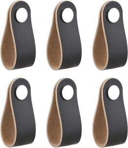 Boutons en cuir de luxe poignées de meubles prix compétitif pour cuisine chambre salle de bain armoires commodes et tiroirs - Product Image 3