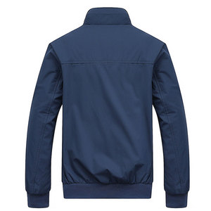 Latest Design 100% Polyester Men's Waterproof Bomber Jacket with Front Logo Quick Dry Eco-Friendly Breathable Features Wholesale - Product Image 2