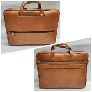 SUPERIOR TRADERZ Sac pour ordinateur portable en cuir véritable de qualité supérieure, bretelles d'épaule, fermeture éclair, usage professionnel, voyage, grande capacité - Product Image 6