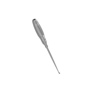 Curette droite 240 mm en acier inoxydable, instrument chirurgical, poignée ergonomique, largeur 4,4 mm, outil médical réutilisable - Product Image 2