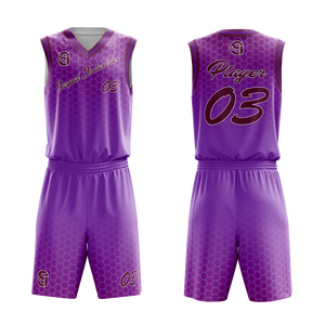 Maillot de basket-ball réversible pour hommes, personnalisable avec logo, respirant, léger, en mesh, séchage rapide, vente flash - Product Image 3