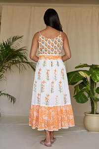 Femmes sans bretelles lin Maxi robe été Boho ceinturé col en v décontracté Sexy robe de soirée dames plage vacances robe d'été convient aux vacances - Product Image 2
