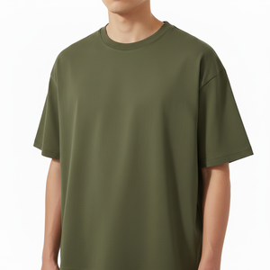 T-shirt de sport unisexe en coton épais, motif imprimé personnalisé pour enfants et adultes, coupe oversize, manches courtes, homme femme, uni et vierge - Product Image 4