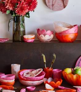 Color Resin Epoxy Salad & Fruits Safe Bowls Dishwasher-Safe Personal Accessories for Home Hotel Parties Christmas <b>Tabletop</b> Use - Product Image 3