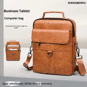 Bolsos de cuero 100% originales, bolso de hombro tipo bandolera, gran capacidad, impermeable, bolso de viaje de negocios, bolso de hombro de cuero para mujer - Product Image 4