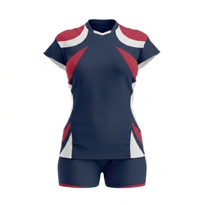 Ensemble d'uniformes de volley-ball de haute qualité, maillots d'équipe personnalisés imprimés, fabricant OEM en gros - Product Image 2