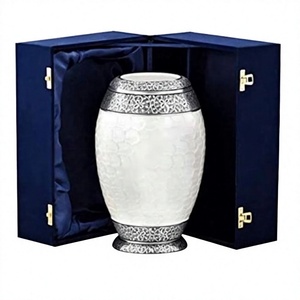 Urnas Funerarias Hechas a Mano, Estilo Americano, Urna de Cremación para Adultos, Personalizada, de Aluminio Pulido Brillante, para Cenizas Humanas, Artículos Funerarios - Product Image 1