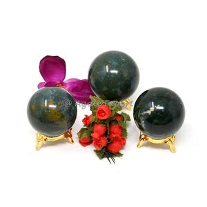 Bola de cristal curativa natural de alta calidad al por mayor esfera de bola de piedras preciosas pulidas de Malanga para Decoración - Product Image 6