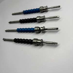 Compresseur de tige spinale, ensemble de 4 pièces, noir et bleu, poignée ergonomique, acier inoxydable, instrument chirurgical orthopédique - Product Image 3